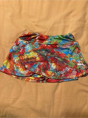 🌵PUMA Toddler Multicolor Printed  Athletic Skort Girls Size 3T